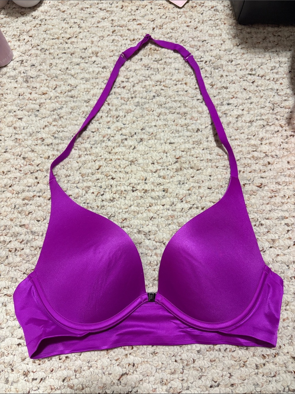 Victoria's Secret Purple Plunge Halter Bra